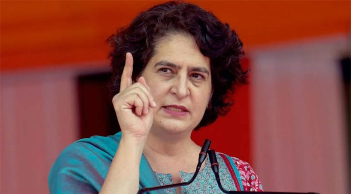 ইসরায়েল প্রশ্নে ভারতের অবস্থানের কড়া সমালোচনায় প্রিয়াঙ্কা গান্ধী